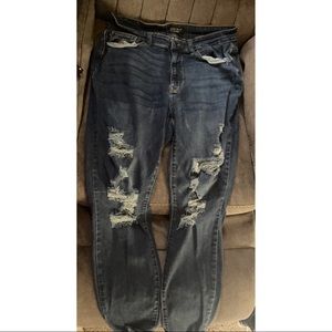 Distressed Skinny Fit Judy Blue Jeans